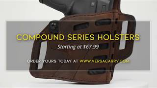 Versacarry Compound Series Holster  OWB  LeatherKydex Hybrid [upl. by Austine]