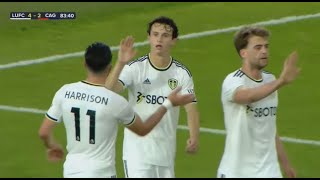 Brenden Aaronson vs Cagliari 3 Assists [upl. by Anelliw]