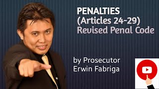 Penalties Articles 2429 of the Revised Penal Code [upl. by Kearney]