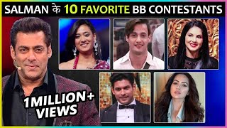 Bigg Boss  Salman Khans 10 Most FAVORITE Contestants [upl. by Swenson]