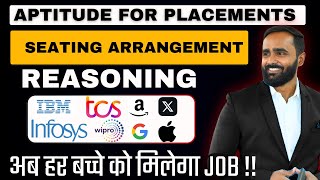 SEATING ARRANGEMENTReasoning Aptitude Aptitude for Campus PlacementPradeep Giri [upl. by Enineg]