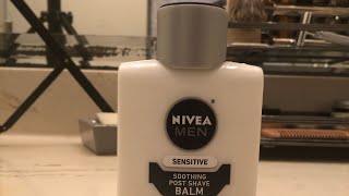 Aftershave Review Ep 2 Nivea Men Sensitive Soothing Post Shave Balm [upl. by Duston320]