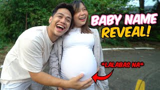 BABY NAME REVEAL Lalabas na si baby [upl. by Chemash]