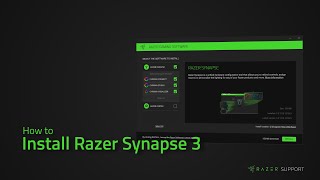 How to install Razer Synapse 3 [upl. by Aisiram230]