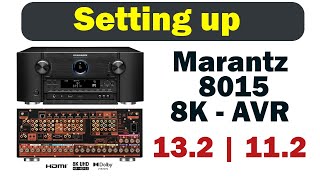 Marantz 8015 setup  In Telegu  Step by step guide  Imax Enhanced setup  Auro 3D setup in Telegu [upl. by Enait]