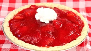 Fresh Strawberry Pie Recipe  Amy Lynns Kitchen [upl. by Loma]