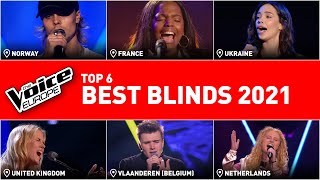 Best BLIND AUDITIONS 2021 of The Voice  TOP 6 [upl. by Oiramaj]