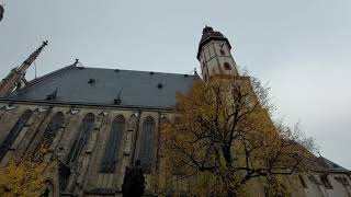 Leipzig Thomaskirche  Geläut zum Gottesdienst am Bußtag [upl. by Wolsky]