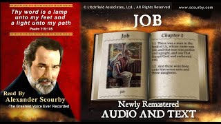 18  Book of Job  Read by Alexander Scourby  AUDIO and TEXT  FREE on YouTube  GOD IS LOVE [upl. by Draner]