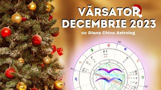 HOROSCOP VĂRSĂTOR DECEMBRIE cu Astrolog Diana Chicu [upl. by Eillor]