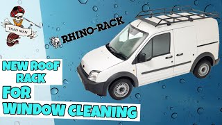 Fitting A Rhino Roof Rack  Window Cleaning Van [upl. by Eikcid]