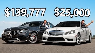 2021 MercedesAMG E63 S vs 2010 E63 AMG  DRAG RACE ROAD amp TRACK REVIEW [upl. by Blakeley]