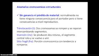 Anomalias cromosomicas [upl. by Freberg]