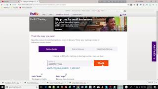 How to check Ship and track packages at fedex com [upl. by Elocon]