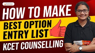 How to Make Option Entry List for KCET 2024 Counselling  KCET Choice Filling [upl. by Hervey]