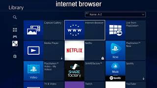 How to get internet browser on ps4 [upl. by Biamonte]