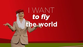 I Want To Fly the World  Emirates Airline [upl. by Brine604]