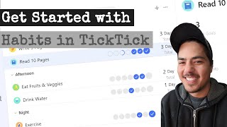 Get Started with Habits in TickTick [upl. by Eilata496]