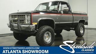 1987 Chevrolet Silverado K10 4X4 for sale  6930ATL [upl. by Katuscha540]