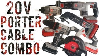 Porter Cable 20v Max Combo Review [upl. by Afatsom]