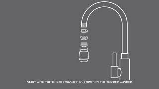 StepbyStep Faucet Aerator Installation [upl. by Nnahaid486]