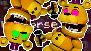 FIXED PARTY HARD MODE  FNAF World 9 [upl. by Edlihtam]