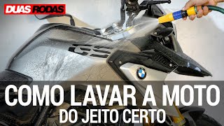 COMO LAVAR SUA MOTO CORRETAMENTE [upl. by Georgena]