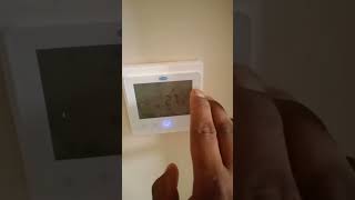 Carrier thermostatCarrier ac remote functionHow to use carrier ac remote [upl. by Kerred]