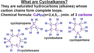 Organic Chemistry  Ch 1 Basic Concepts 15 of 97 What are Cycloalkanes [upl. by Ehudd]