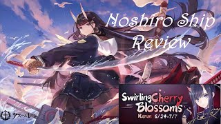 Azur Lane Ship Review Noshiro Swirling Cherry Blossoms [upl. by Slifka565]