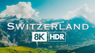 Switzerland  8K HDR 60p Jungfrau [upl. by Ginsberg]