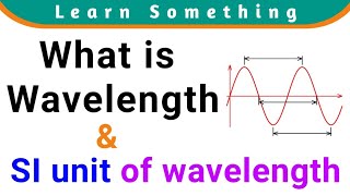 What is Wavelength  SI unit of Wavelength  Physics [upl. by Tawnya]