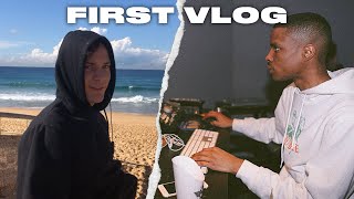 How to make a PLAYBOI CARTI beat  SURFING VLOG [upl. by Ellohcin]