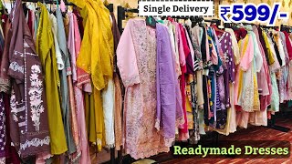 Readymade Dress At ₹599  Pakistani Suits Size UPTO 7XL Single Delivery Organza Suits COD [upl. by Lovering]