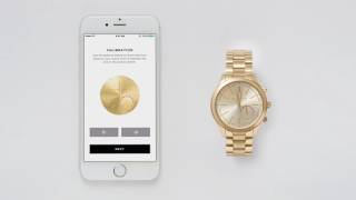 Michael Kors Access Hybrid Smartwatch  Setup and Functionality [upl. by Kenway]