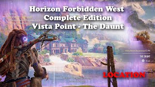 Horizon Forbidden West Complete Edition Vista Point  The Daunt LOCATION [upl. by Ahtar]