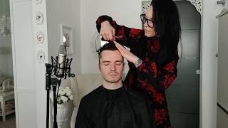 ASMR Hairdresser Roleplay [upl. by Sidnarb]