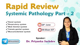 Super Simplified Pathology by Dr Priyanka Sachdev  Systemic Pathology Part  2 [upl. by Laurens168]