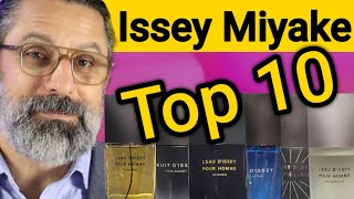 TOP 10 ISSEY MIYAKE FRAGRANCES [upl. by Eoj323]