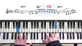 Tritone Substitution the one jazz piano trick you need to know [upl. by Lerrehs864]