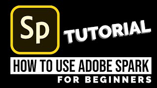 How to Use Adobe Spark Express  Beginners Tutorial [upl. by Bill]