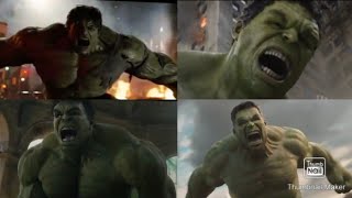 Evolution of The Hulks Roars in the MCU 2008  2018 [upl. by Jahn843]