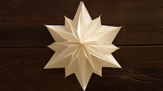 einfache Sterne zu Weihnachten basteln  paper stars tutorial  DIY [upl. by Eerac]