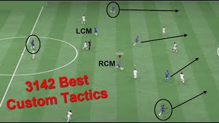 3142 Best Custom Tactics amp Creating Chances  FIFA 22 Best Formation Ever [upl. by Henden]