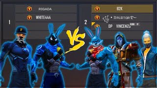 VINCENZO B2K RAISTAR VS WHITE 444 RIGADA  2VS3 MOST DANGEROUS GAMEPLAY EVER [upl. by Merc]