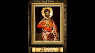 Saint of the Day — June 1 — Saint Justin Martyrsaintoftheday [upl. by Bussey]