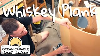 OCSS063 Finally Closing the Hull COMPLETELY Whiskey Plank  MiniCruiser Sailboat Build [upl. by Rika]