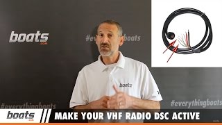 Boating Tips Make Your VHF Radio DSC Active [upl. by Ahtnammas]