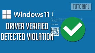 DRIVER VERIFIER DETECTED VIOLATION Blue Screen BSOD Error On Windows 1110 PC FIX [upl. by Minni]