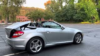 2007 Mercedes SLK 350 Six Speed Manual  Top Operation [upl. by Durwyn]